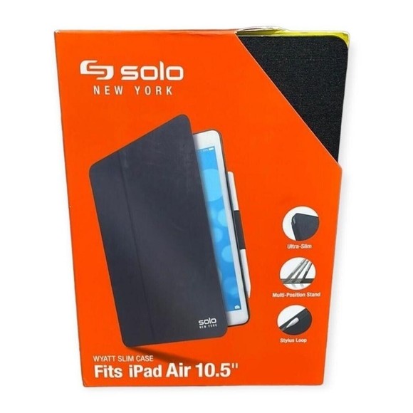 NEW Solo New York Wyatt Slim Case for iPad Air 10.5" - Picture 1 of 3